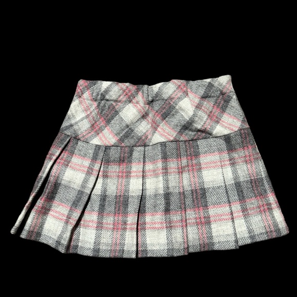 IL GUFO**Girls Grey Plaid Skirt w/adjustable waist***Size 4 $329 - Picture 2 of 3
